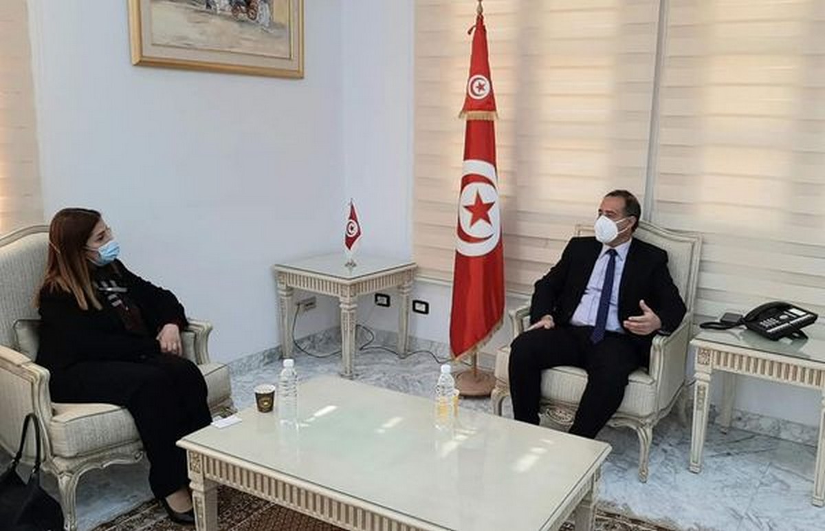 انيس الوسلاتي يستقبل ممثلة المفوضية السامية لشؤون اللاجئين بتونس