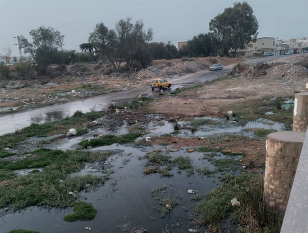 صفاقس : واد المعو …طريق  الموت  الى  حي  الحبيب