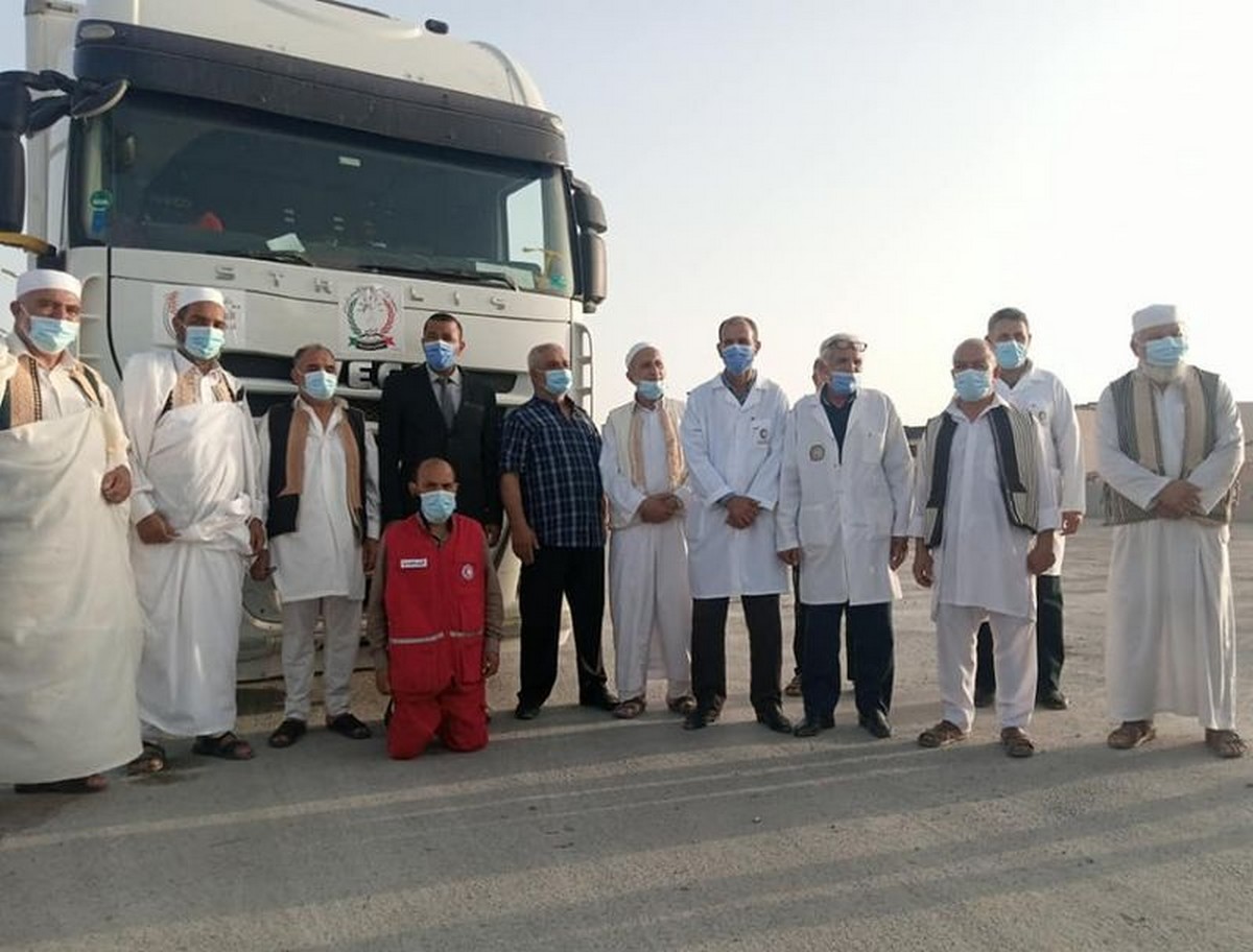 الذهيبة: وصول مساعدات طبية من المجتمع المدني في ليبيا
