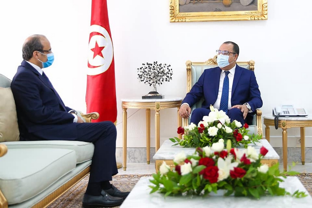 رئيس الحكومة في لقاء مع سفير السعودية بتونس