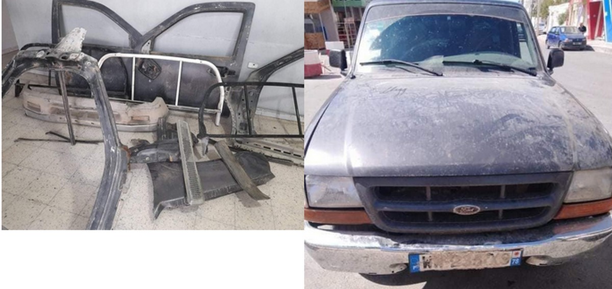 شرطة النجدة تلقي  القبض  على سارق  السيارات وفي  رصيده  سبعة مناشير  تفتيش