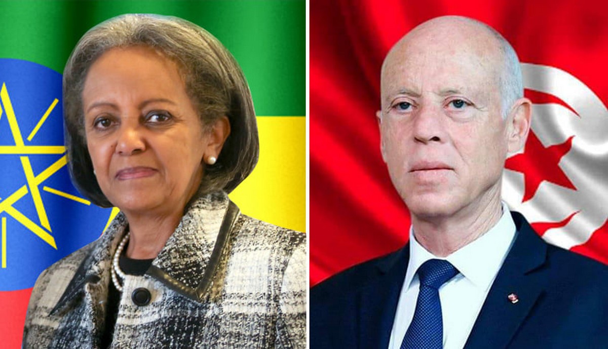 رئيس الجمهورية قيس سعيّد،يجري مكالمة هاتفية مع رئيسة جمهورية أثيوبيا