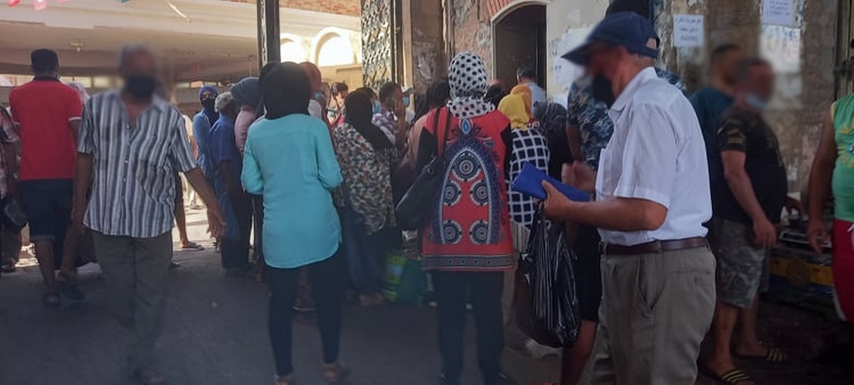 اكتظاظ رهيب في باب الجبلي من المسؤول ؟؟