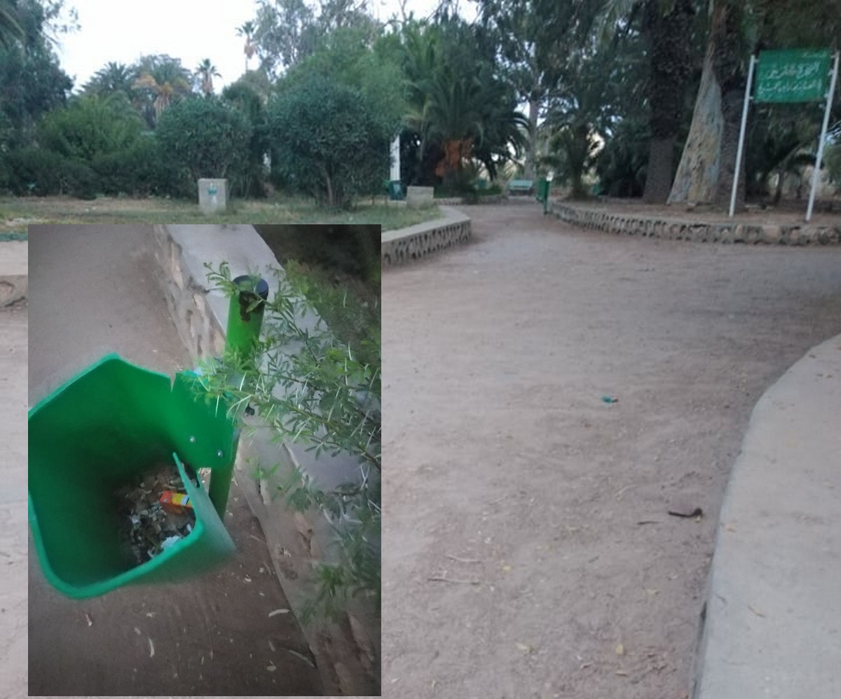 التوتة : الحديقة الوحيدة  في صفاقس تعيش  الاهمال والاحتقار