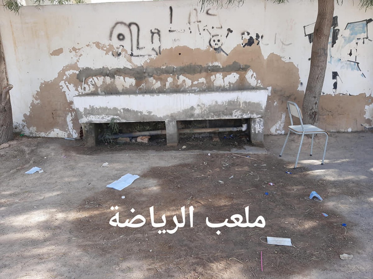 صفاقس : بالصور إعدادية (أو) ثانوية طريق تنيور في وضع كارثي