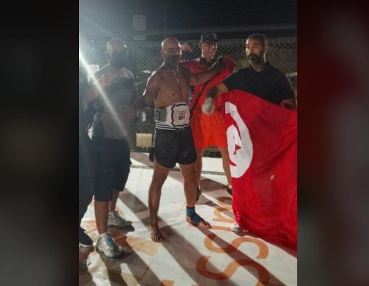 الحبيب الحمروني يُتوج ببطولة تونس في رياضة قتال الشوارع