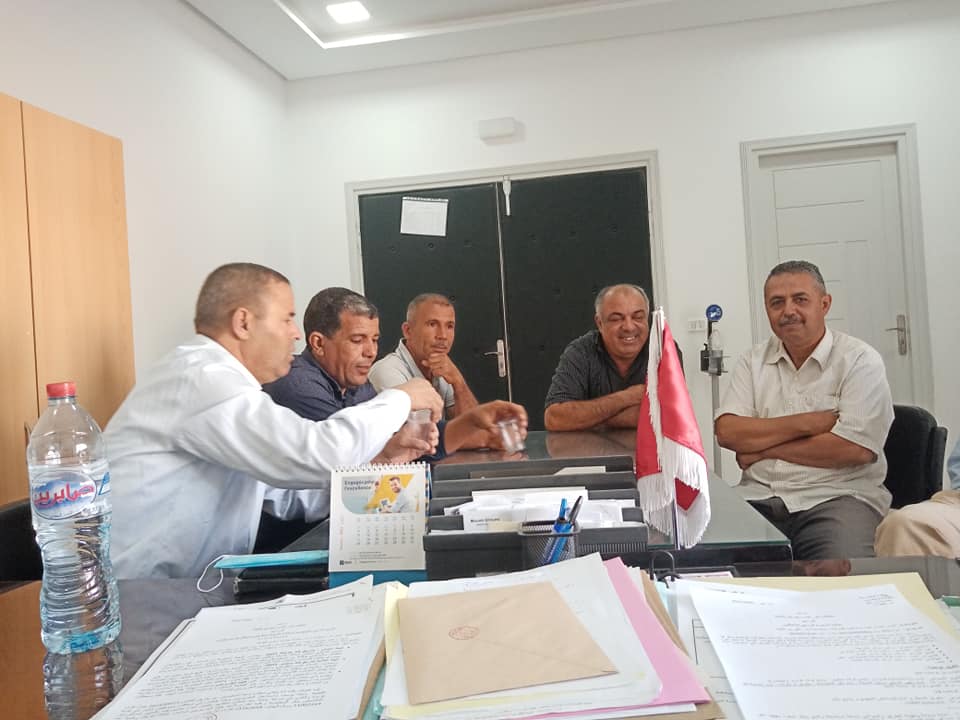 صفاقس بئر علي الندوة الدورية للعمد ومتابعة الوضع الأمني بالجهة