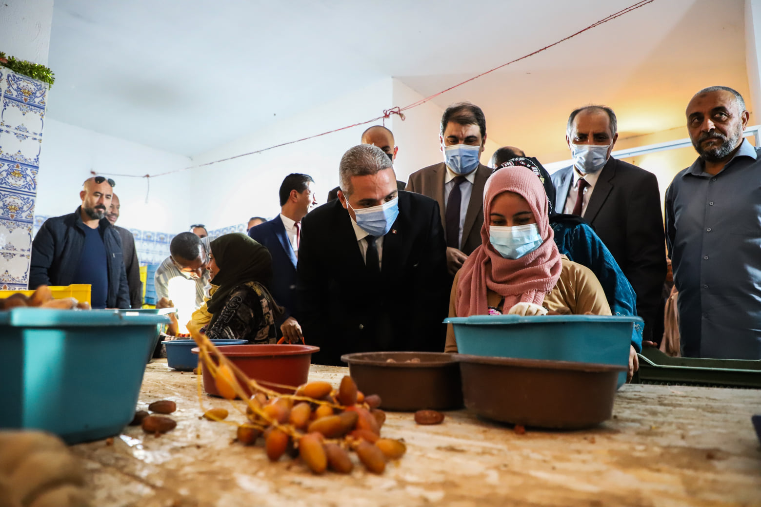 توزر وزير السياحة يواصل لليوم الثاني زيارة مقومات الجذب السياحي بالجهة