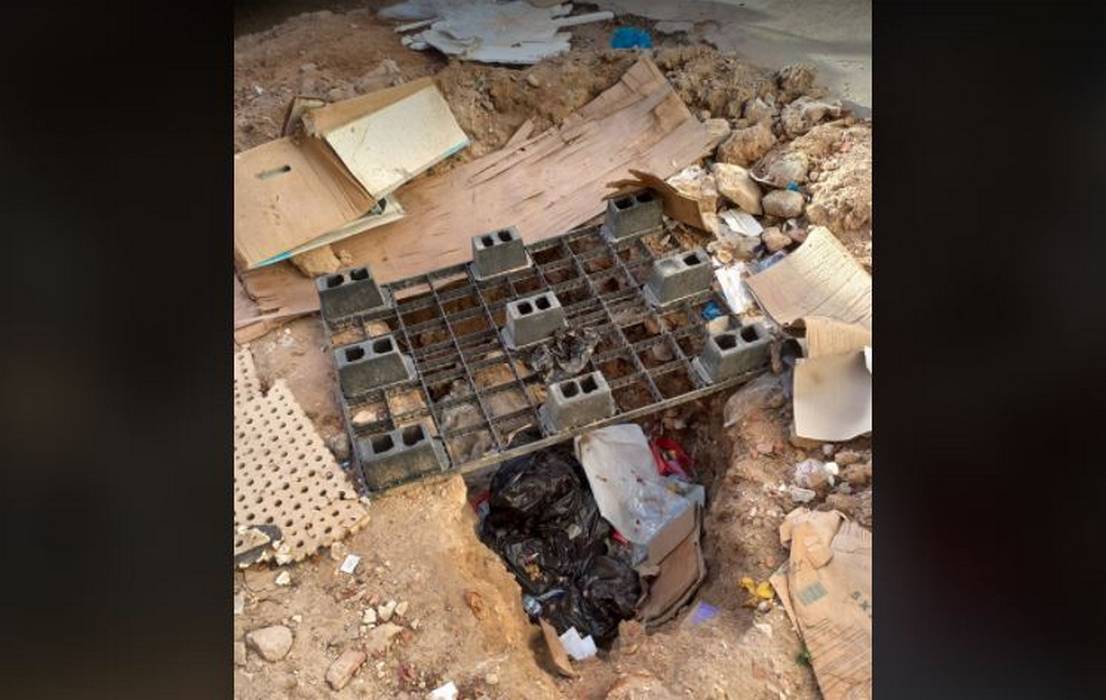 صفاقس طريق تنيور: حُفرة تغزو الطريق منذ أشهر من مُخلفات الصُوناد والمواطن هو الضحية