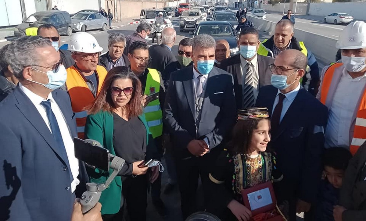 والي صفاقس يعطي إشارة انطلاق استغلال الممرالعلوي على مستوى طريقي الافران والعين