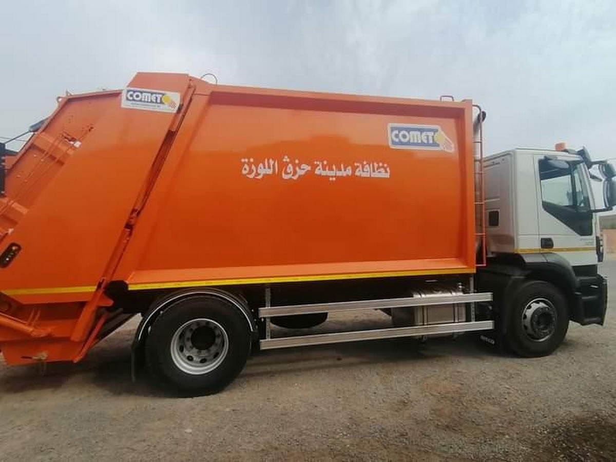 بلدية حزق اللوزة تقتني شاحنة قالبة حمولة 10طن و شاحنة ضاغطة سعة 16 مترا مكعبا