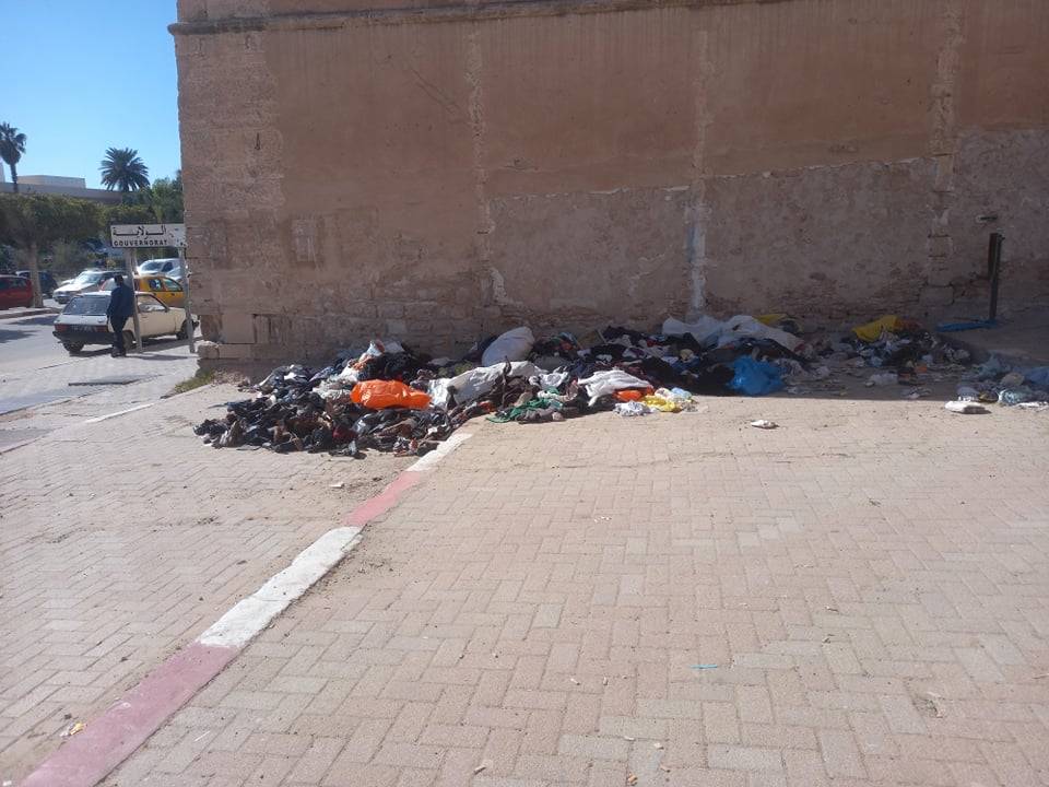 باب القصبة: فضلات الفريب تشوه المسلك السياحي وتفسد رمزيته التاريخية