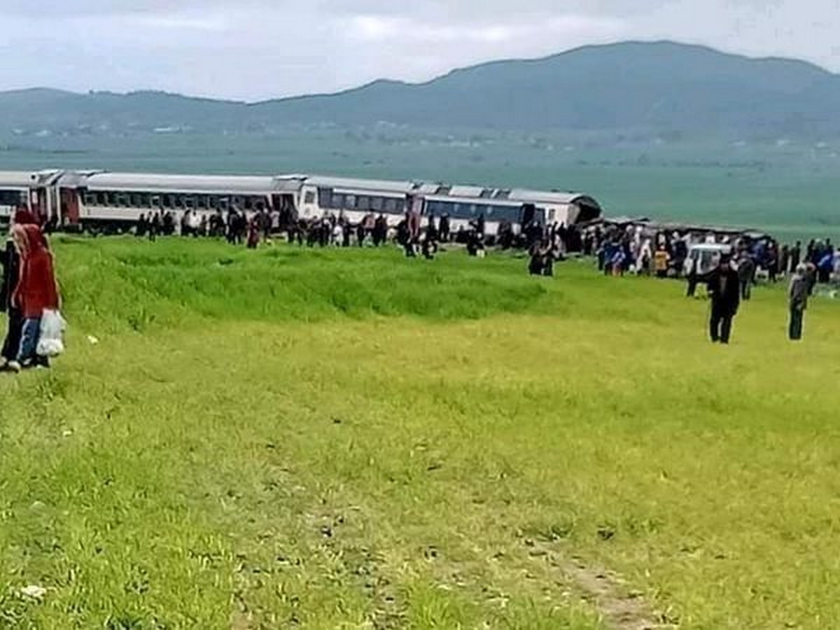 في محطة الكريب بسليانة : قطار الكاف تونس يخرج عن السكة وإصابة 05 ركاب