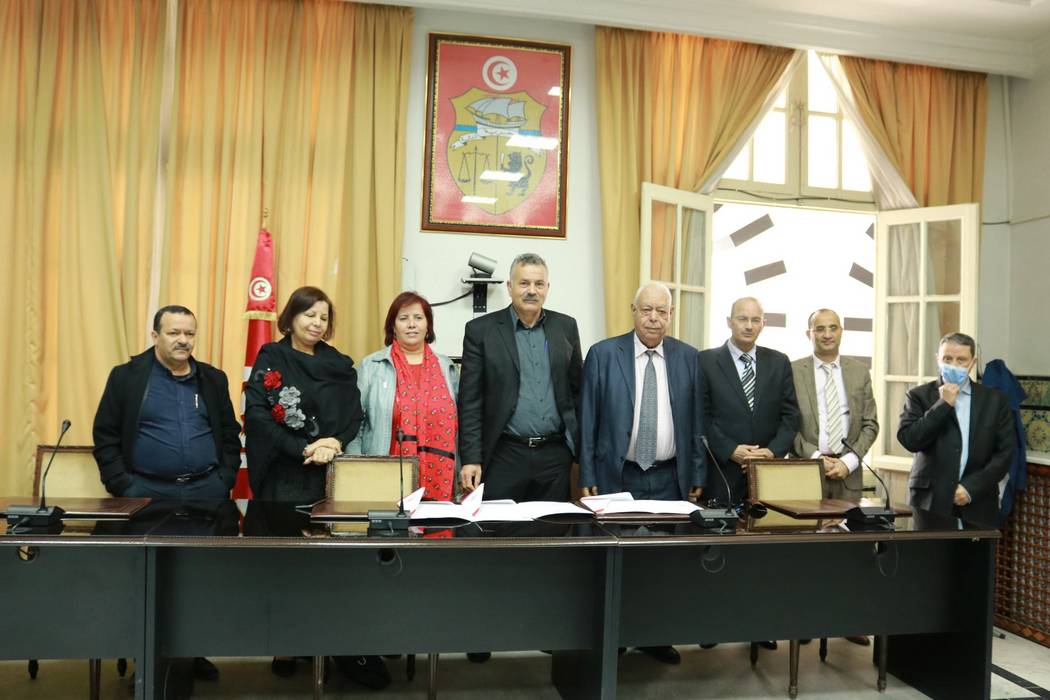 إمضاء اتفاق الزيادة في أجور ومنح إطارات وأعوان الاتحاد التونسي للتضامن الاجتماعي