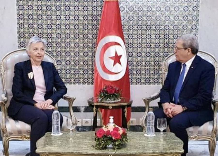 الجرندي في لقاء مع رئيسة ‘لجنة البندقية’