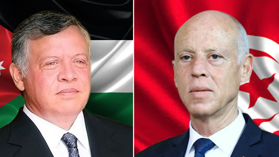 رئيس الجمهورية يطمئن على صحة ملك الأردن