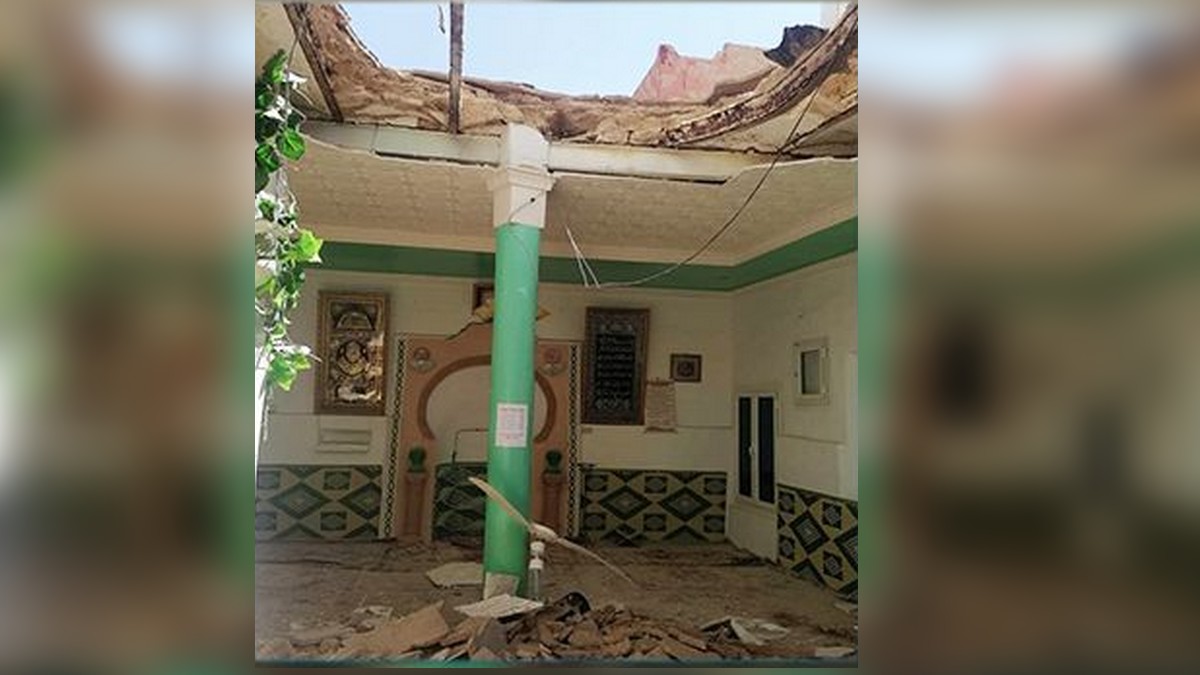 انهيار  سقف  مسجد  بقفصة : بناء  قديم وصيانة  منعدمة