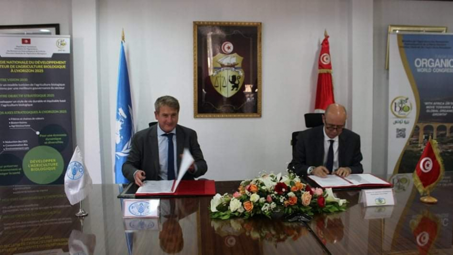 امضاء اتفاقيّة بين وزارة الفلاحة ومنظّمة الفاو حول مشروع ”BIOREST”