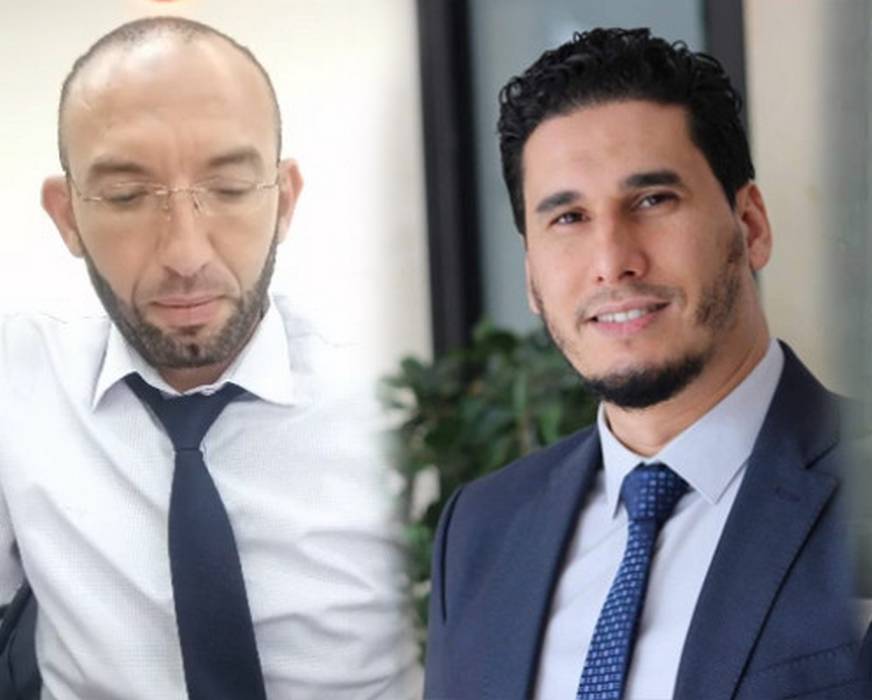 نضال السعودي ومحمد العفاس أمام فرقة مكافحة الإجرام