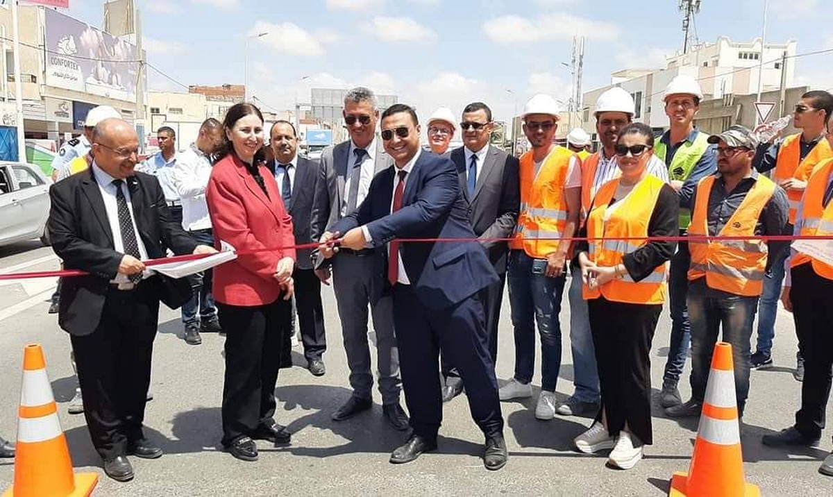 صفاقس ..الوزيرة تُد شّن  الممرات العلويّة لطريقي الأفران والعين