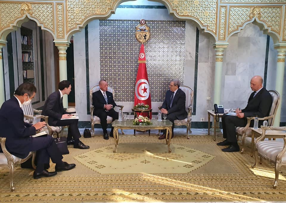 الجرندي يبحث مع مسؤول ياباني التعاون الثنائي وتشجيع الاستثمارات