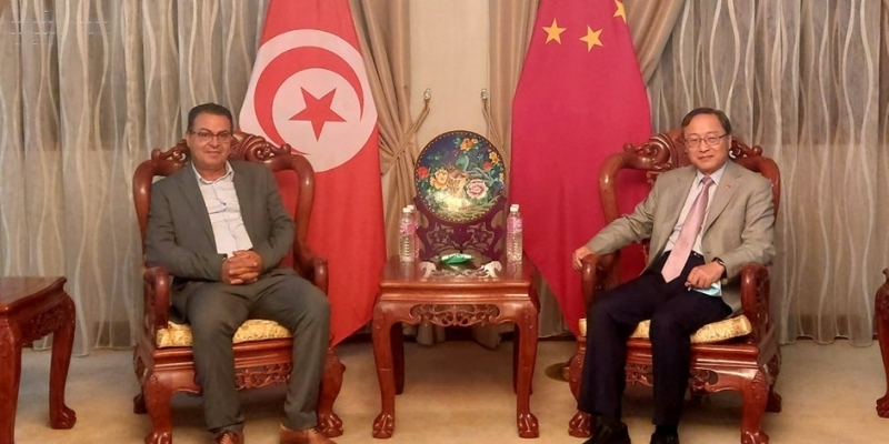 الوضع السياسي العام وسبل تعزيز التعاون بين تونس وبكين محور لقاء المغزاوي بالسفير الصيني