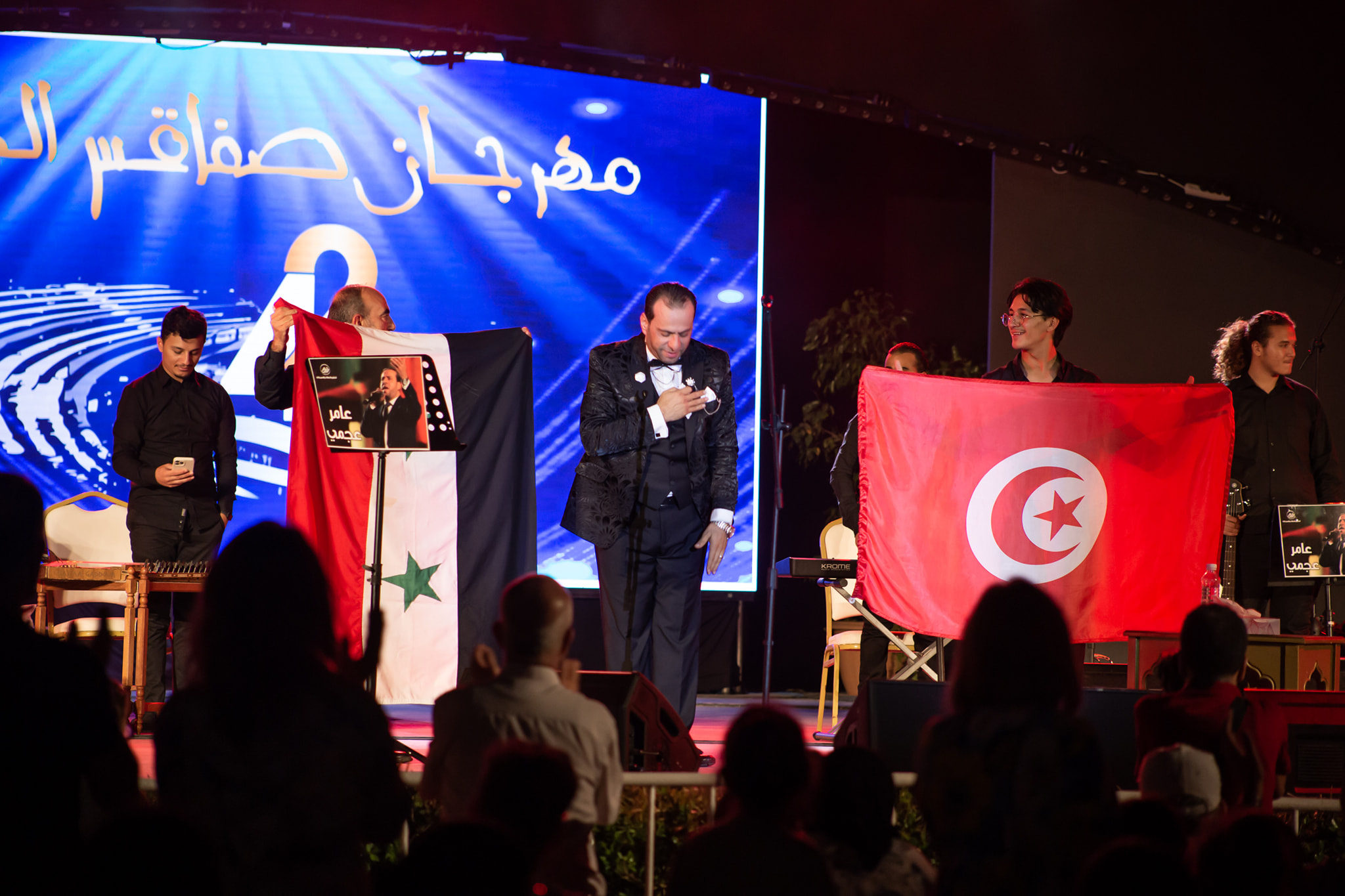 ابداع و امتاع و اقناع في عرض القدود الحلبية من سوريا بمهرجان صفاقس الدولي