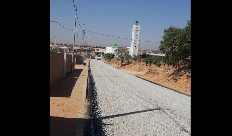 صفاقس بلدية العوابد : تعبيد الأنهج بنسق حثيث