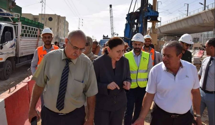 وزيرة التجهيز والإسكان تعاين تقدم إنجاز عدد من مشاريع البنية التحتية