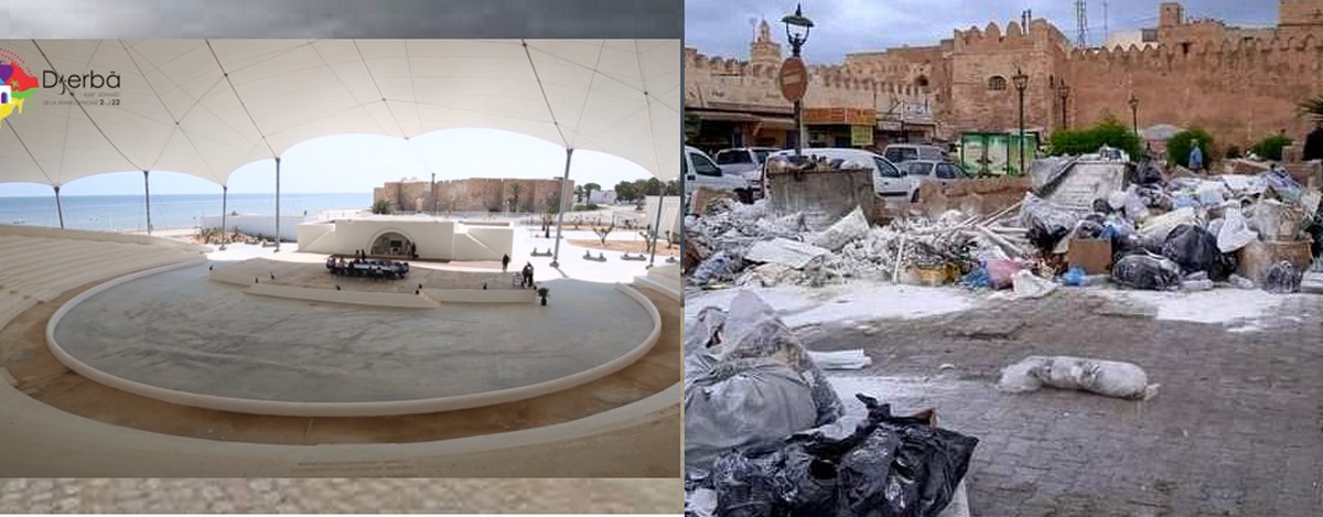 صفاقس تحترق وتختنق وجربة تتجمل وتتزين.