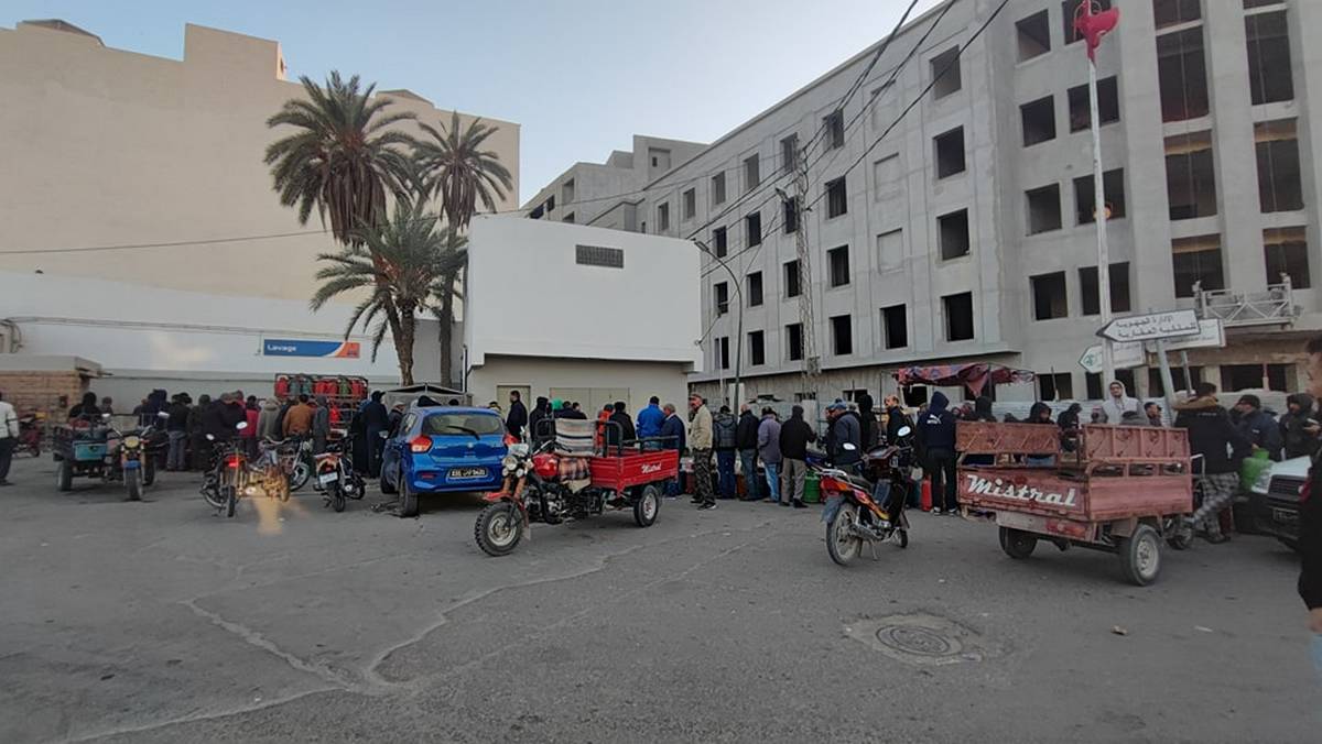 قفصة  تعيش  ايضا ازمة  الغاز المنزلي