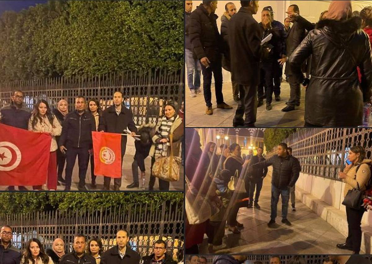 فضّ اعتصام المكلفين بالإعلام .. والنقابة تستنكر