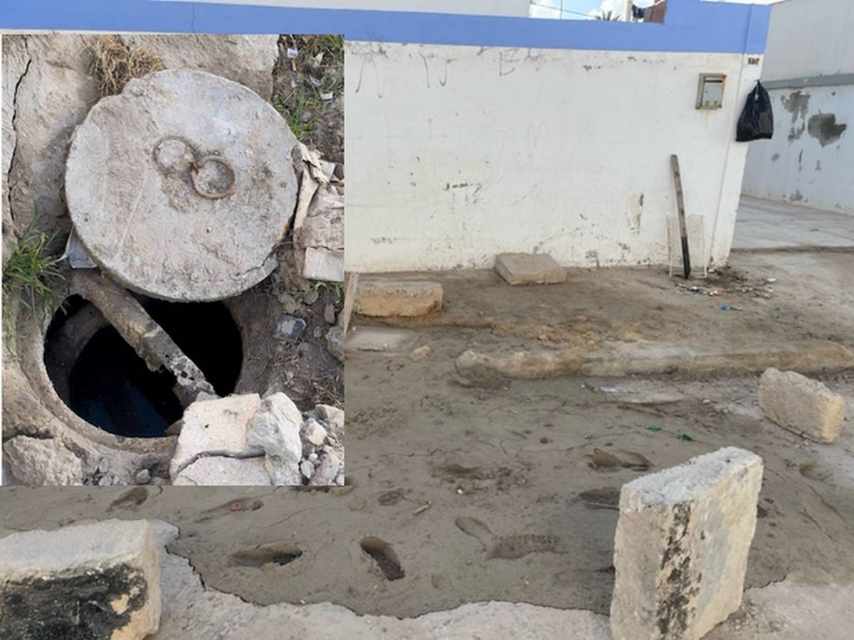 صفاقس : ماء الصُوناد  يصبّ مباشرة في فتحة مياه الصرف الصحي