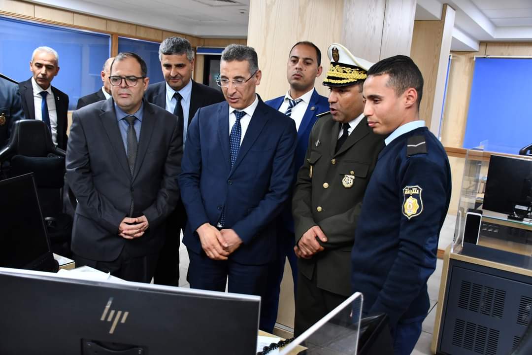 وزير الداخلية يتفقد الوحدات الامنية ليلة رأس السنة الادارية رفقة السيدة رئيسة الحكومة