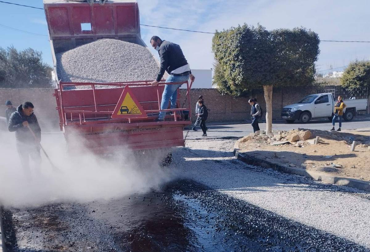 صفاقس : بلديّة قرمدة تُنهي تعبيد عديد الأنهج