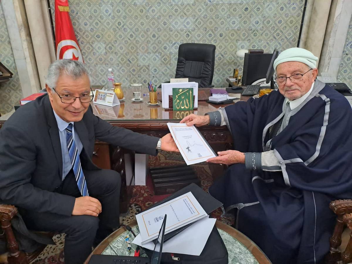 مفتي الجمهورية يلتقي مع مهندسي المعهد الوطني للرصد الجوي