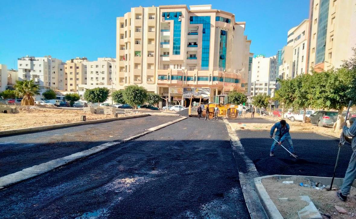 صفاقس : تواصل أشغال تعبيد الشوارع
