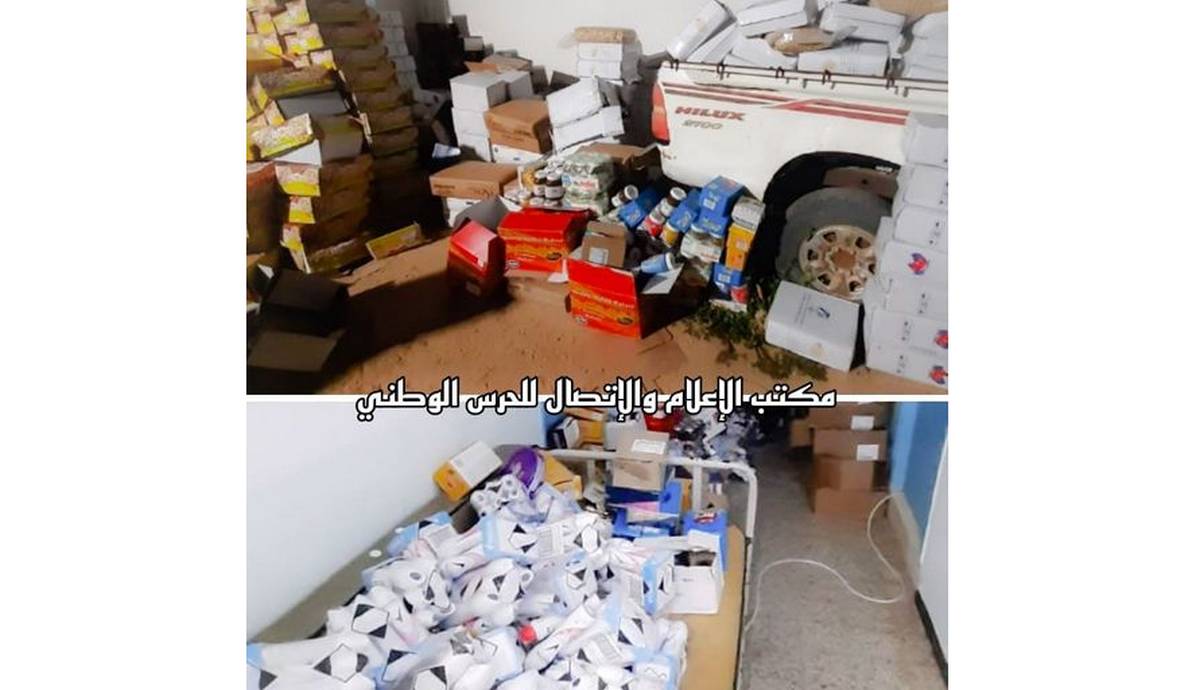 المحرس : حجز مواد غذائية معدة للتهريب على متن حافلة