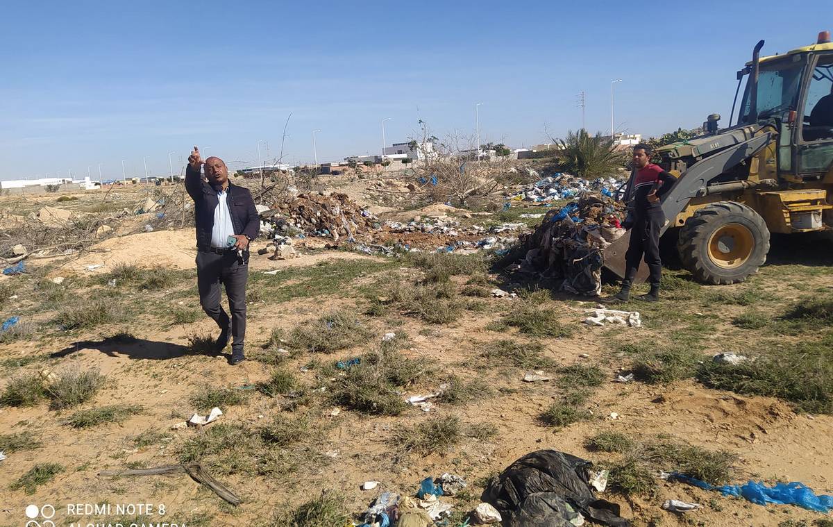 صفاقس حملة  نظافة  ببلدية  قرمدة