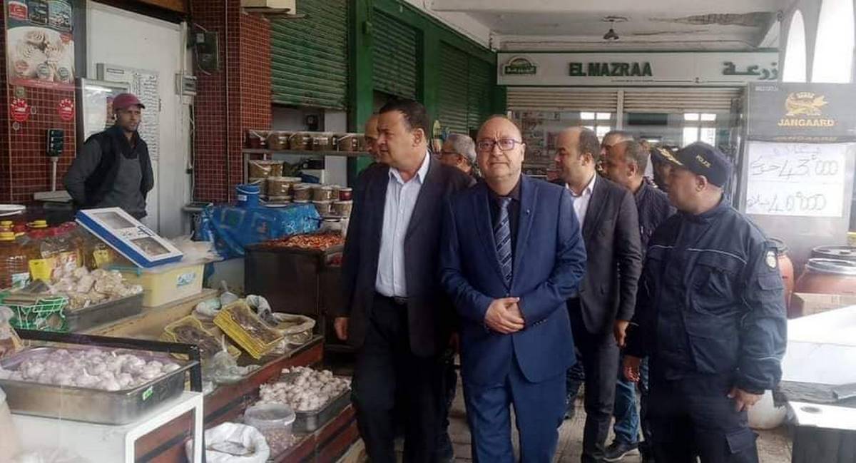 الحبيب  بلغوثي يتفقد  اسواق  صفاقس