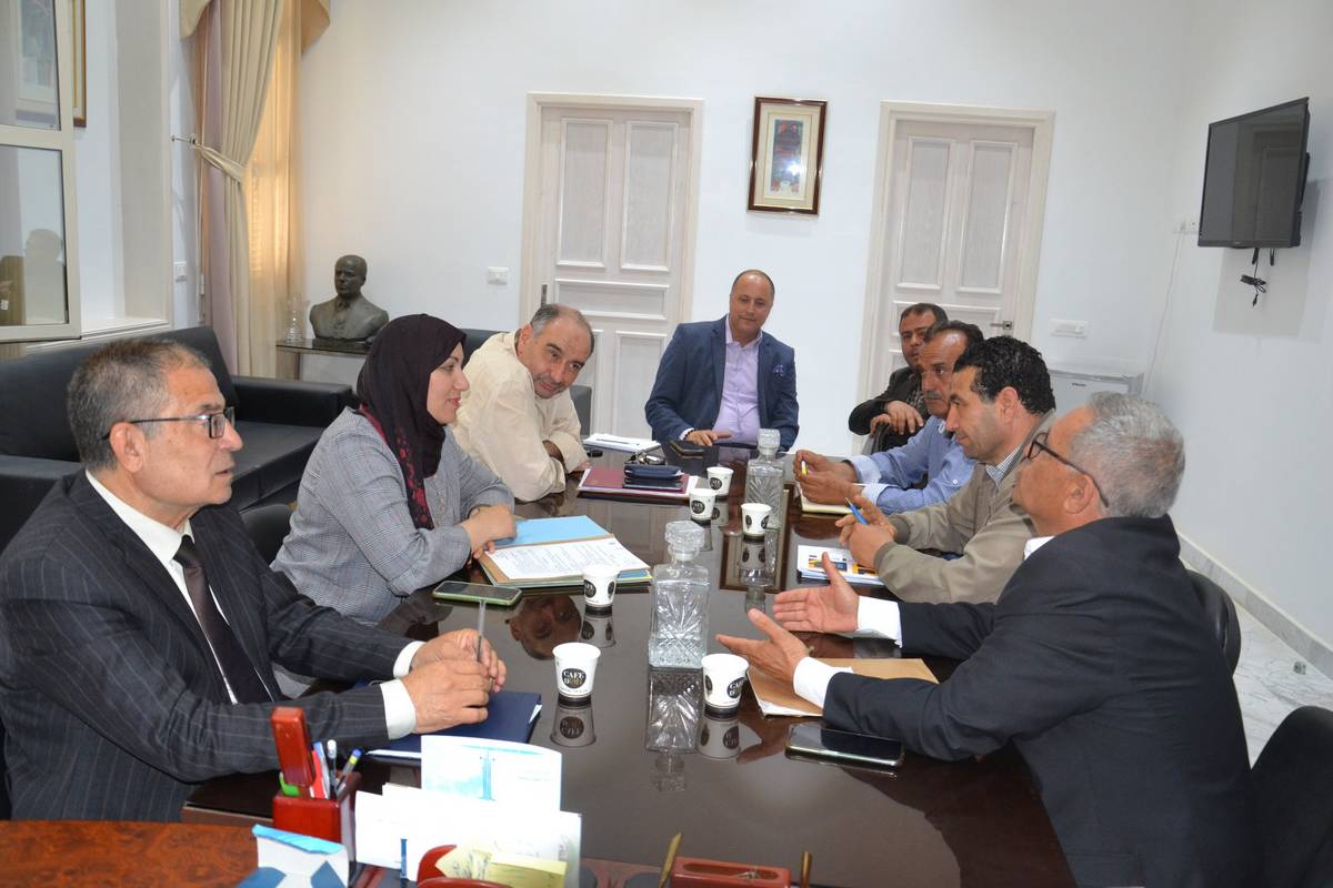 جلسة عمل ببلدية  صفاقس  للنظر في إنجاز مشروع أكادمية المنشط المسرحي الشاب