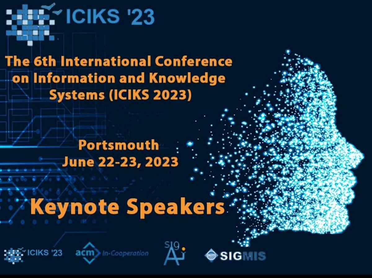الأستاذ فائز الڨرقوري يشارك في المؤتمر الدولي السادس لنظم المعلومات والمعرفة(ICIKS2023)