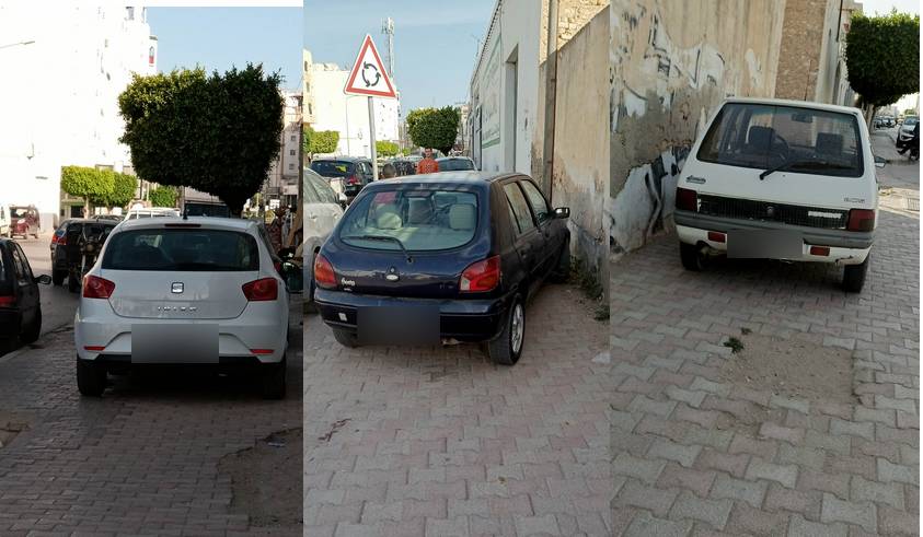 صفاقس: بداية طريق قرمدة غصّ بحركة  المرور وبالركن العشوائي واحتلال الرصيف