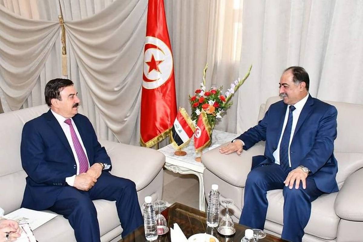 وزير الداخلية يستقبل القائم بالأعمال المؤقت بسفارة دولة العراق بتونس