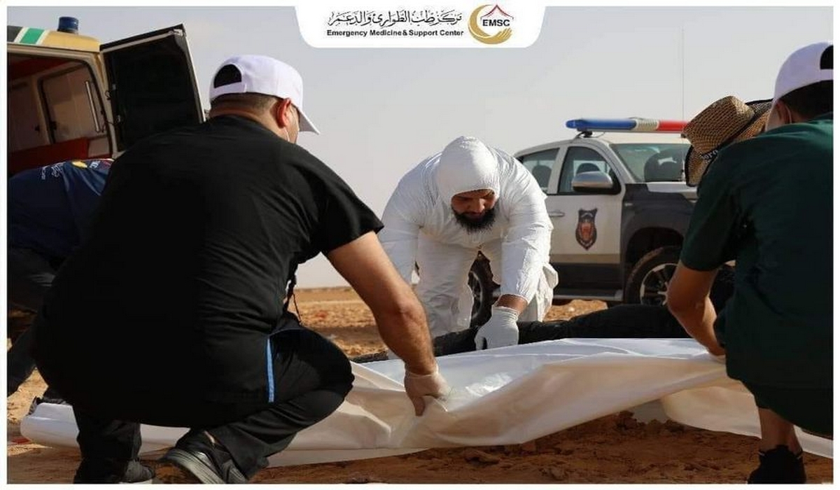 حرس الحدود الليبي : العثور على جثث مُهاجرين بالقرب من خط التماس مع تونس