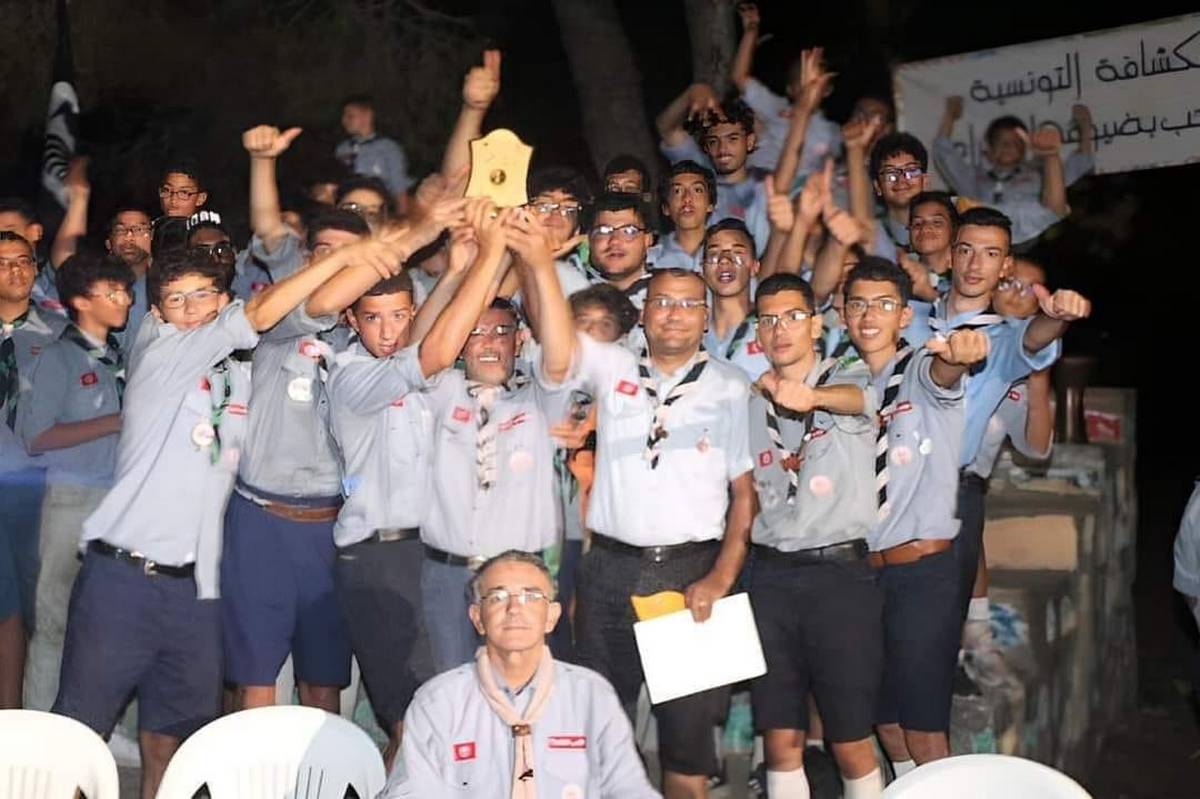 صفاقس: فرقة عمر بن الخطاب للكشافة  تتحصل على المرتبة الأولى في المسابقة الوطنية لقسم الكشافة