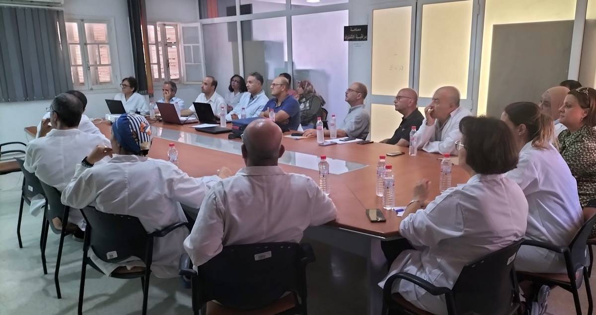 اجتماع اللجنة الطبية للمستشفى الجامعي الحبيب بورقيبة صفاقس
