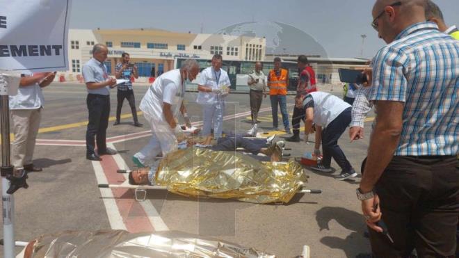 مطار صفاقس طينة عملية بيضاء في مجال سلامة الطيران المدني