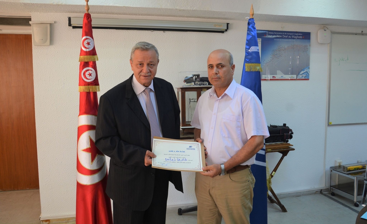 تكريم الأعوان المُساهمين في نجاح القطار السمفوني