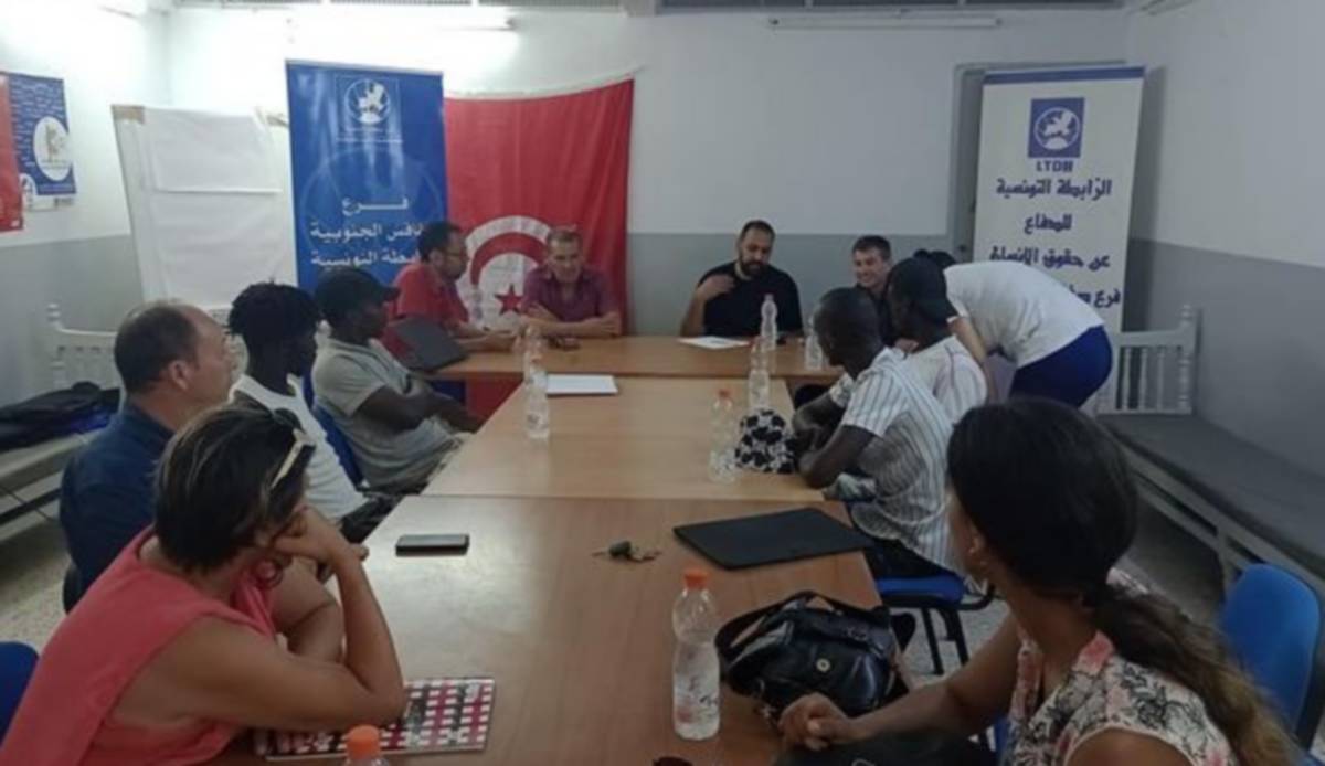 صفاقس: لقاء بين ممثلين عن اللاجئين السودانيين واعضاء من المجلس النرويجي للاجئين